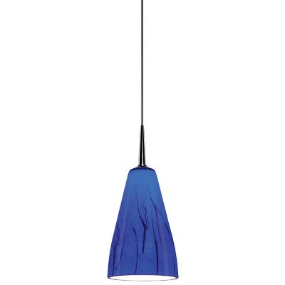 Bruck Lighting Zara Mini Pendant Light - Color: Blue - MSG9/CH/P/302