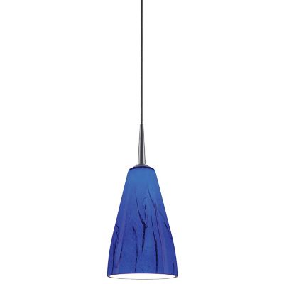 Bruck Lighting Zara Mini Pendant Light - Color: Blue - MSG9/MC/P/302