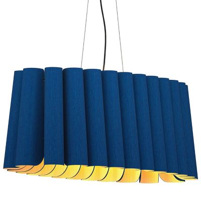 Bruck Lighting Renata Oval Pendant Light - Color: Blue - Size: 2 light - WE