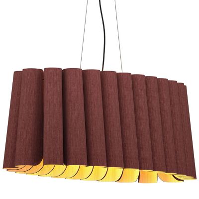 Bruck Lighting Renata Oval Pendant Light - Color: Purple - Size: 2 light - 