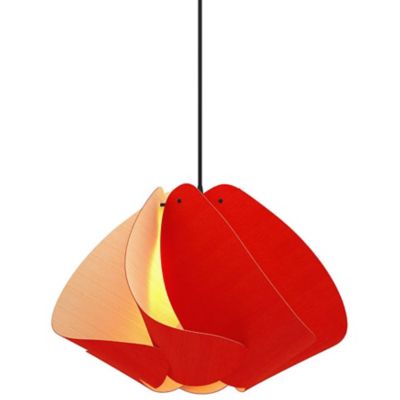 Bruck Lighting Matilda Pendant Light - Color: Red - Size: Medium - WEPMAT/4