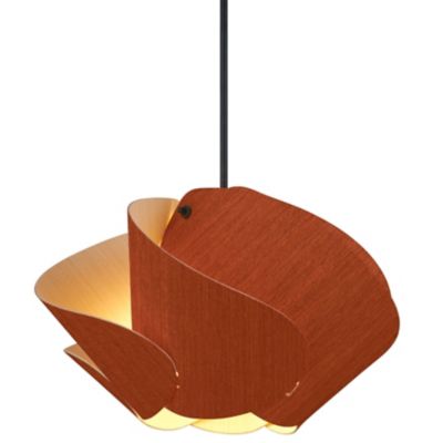 Bruck Lighting Matilda Pendant Light - Color: Orange - Size: Small - WEP-MA