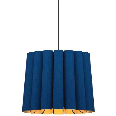 Bruck Lighting Renata Round Pendant Light - Color: Blue - Size: 1 light - W