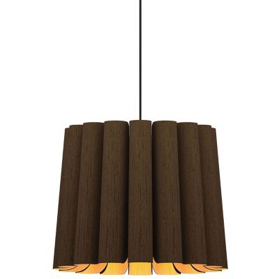 Bruck Lighting Renata Round Pendant Light - Color: Brown - Size: 1 light - 