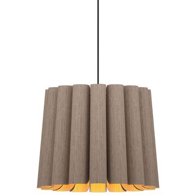 Bruck Lighting Renata Round Pendant Light - Color: Grey - Size: 1 light - W