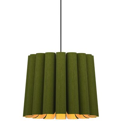 Bruck Lighting Renata Round Pendant Light - Color: Green - Size: 1 light - 