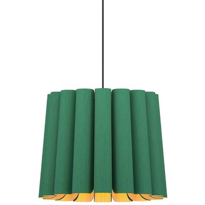 Bruck Lighting Renata Round Pendant Light - Color: Turquoise - Size: 1 ligh