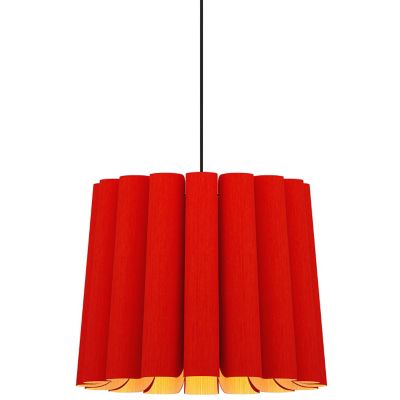 Bruck Lighting Renata Round Pendant Light - Color: Red - Size: 1 light - WE