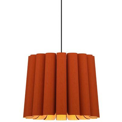 Bruck Lighting Renata Round Pendant Light - Color: Orange - Size: 1 light -