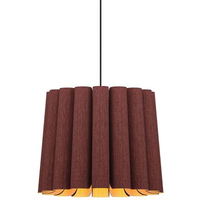 Bruck Lighting Renata Round Pendant Light - Color: Brown - Size: 1 light - 