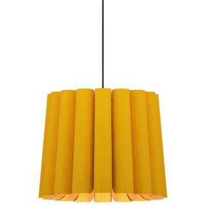 Bruck Lighting Renata Round Pendant Light - Color: Yellow - Size: 1 light -