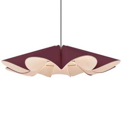 Bruck Lighting Delfina Acoustic Pendant Light - Color: Purple - Size: 1 lig