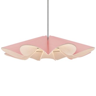 Bruck Lighting Delfina Acoustic Pendant Light - Color: Pink - Size: 1 light