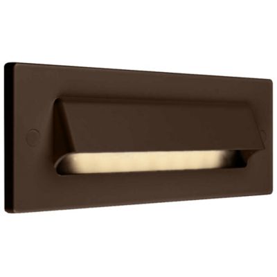 Bruck Lighting Horizontal Cove Step Light- Wet-Rated - - Color: Brown - 138