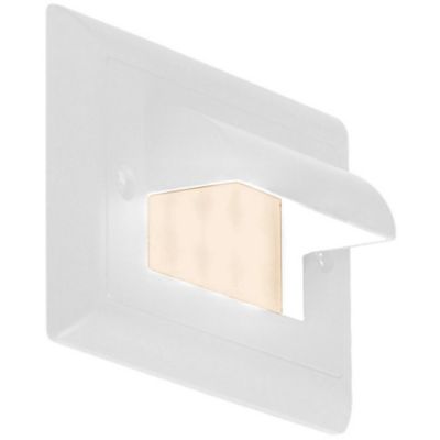 Bruck Lighting Horizontal Cove LED Step Light - Color: Amber - 138021wh/amb