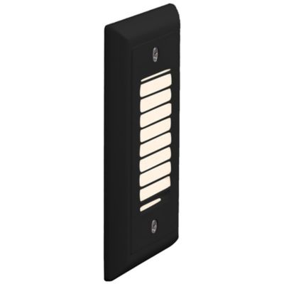 Bruck Lighting Vertical Louver Step Light - Color: Brown - 138021bz/amb/vl