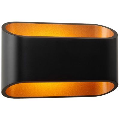 Bruck Lighting Eclipse 1 Wall Sconce - Color: Black - WALL/EC1/30K/BK/G