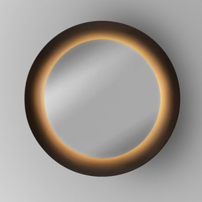 Boyd Lighting Eclipse LED Mirror Sconce - Color: Black - Size: Small - 1076