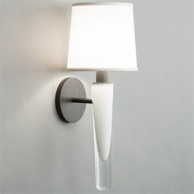 Boyd Lighting Grasse Sconce - Color: Black - 10506/BKBS/WHITE