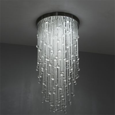 Boyd Lighting Cascade Round Suspension K013596120 Size Large Style Crystal