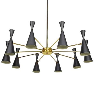 BPT2325261 Blueprint Lighting Monolith Chandelier - Color: Bl sku BPT2325261