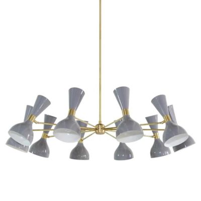 BPT2326542 Blueprint Lighting Ludo Chandelier - Color: Brass  sku BPT2326542