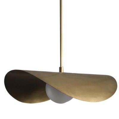 Blueprint Lighting Montera Pendant Light - Color: Brass - BL-8001-NB