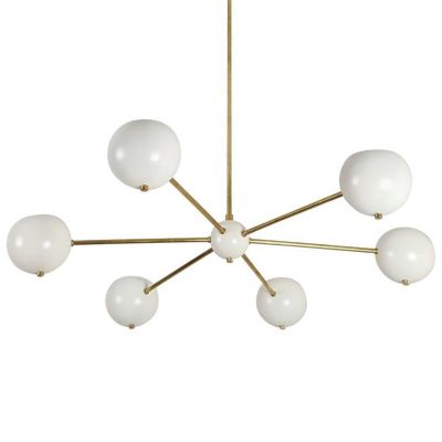 Blueprint Lighting Aster Chandelier - Color: White - Size: 6 light - BL-020