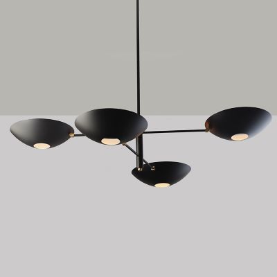 Blueprint Lighting Counterbalance Chandelier - Color: Black - Size: 4 light