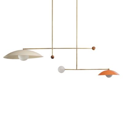 Blueprint Lighting Verso Linear Chandelier - Color: Brass - Size: 3 light -