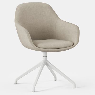 Branch Guest Swivel Chair - Color: Beige - 11-05-00-09