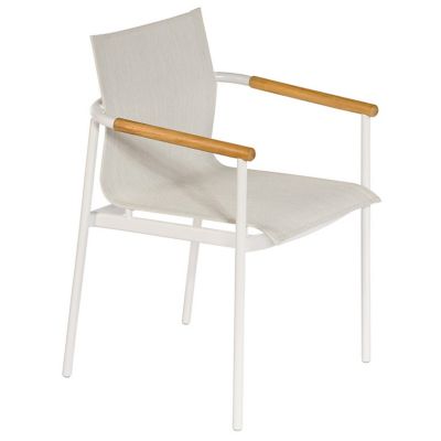 Barlow Tyrie Around Outdoor Dining Armchair in White