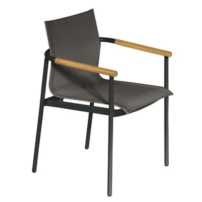 Barlow Tyrie Around Outdoor Dining Armchair in Grey