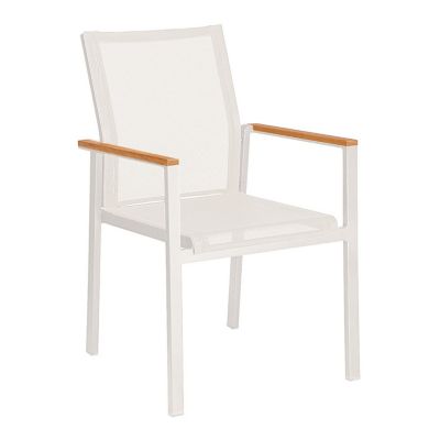 Barlow Tyrie Aura Outdoor Dining Armchair in White
