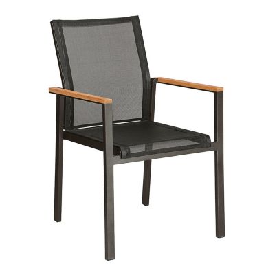 Barlow Tyrie Aura Outdoor Dining Armchair in Black