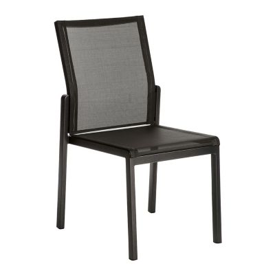 Barlow Tyrie Aura Outdoor Dining Side Chair in Black