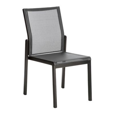 Barlow Tyrie Aura Outdoor Dining Side Chair in Black