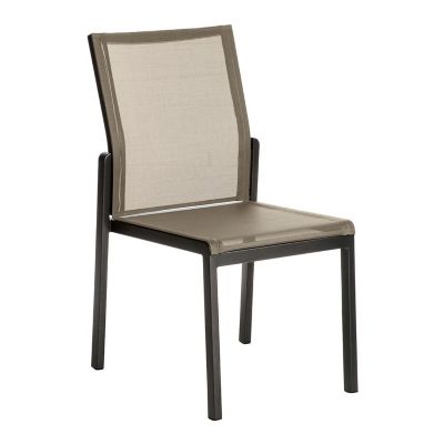 Barlow Tyrie Aura Outdoor Dining Side Chair in Black