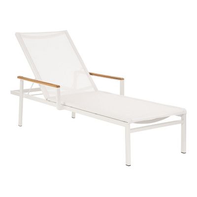 Barlow Tyrie Aura Outdoor Lounger in White