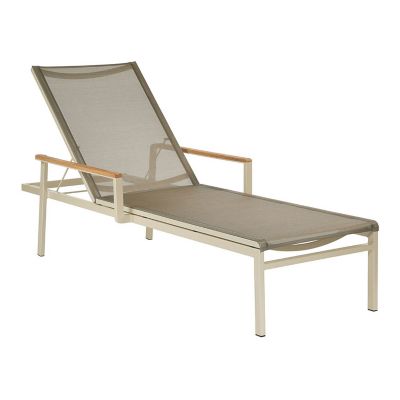 Barlow Tyrie Aura Outdoor Lounger in Beige