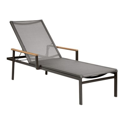 Barlow Tyrie Aura Outdoor Lounger in Black