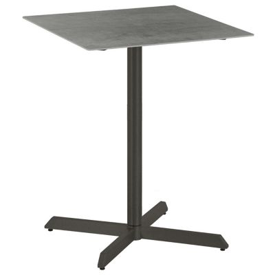Barlow Tyrie Equinox Outdoor Pedestal Counter Table in Black