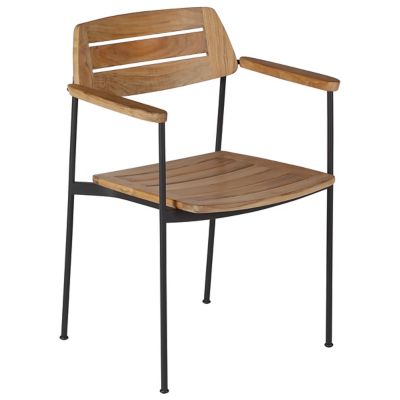 Barlow Tyrie Layout Outdoor Dining Armchair in Grey