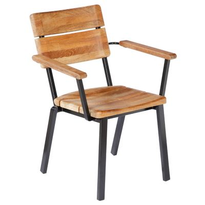 Barlow Tyrie Titan Outdoor Dining Armchair in Brown