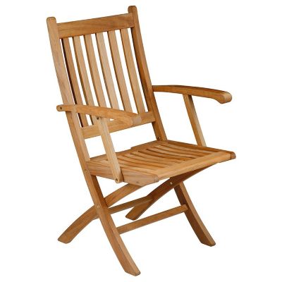 Barlow Tyrie Ascot Outdoor Dining Armchair in Brown