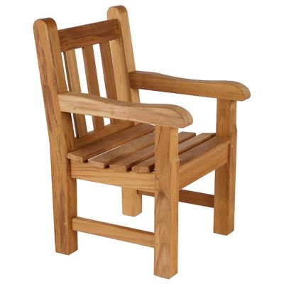 Barlow Tyrie Glenham Outdoor Junior Dining Armchair in Brown