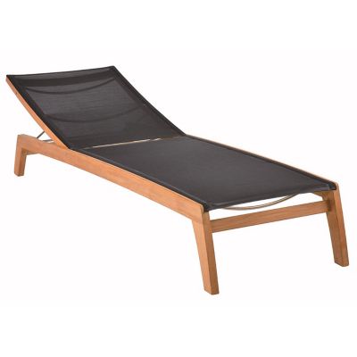 Barlow Tyrie Horizon Outdoor Lounger in Brown
