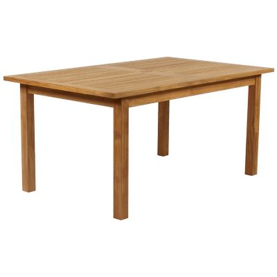Barlow Tyrie Monaco Outdoor Rectangular Dining Table in Brown