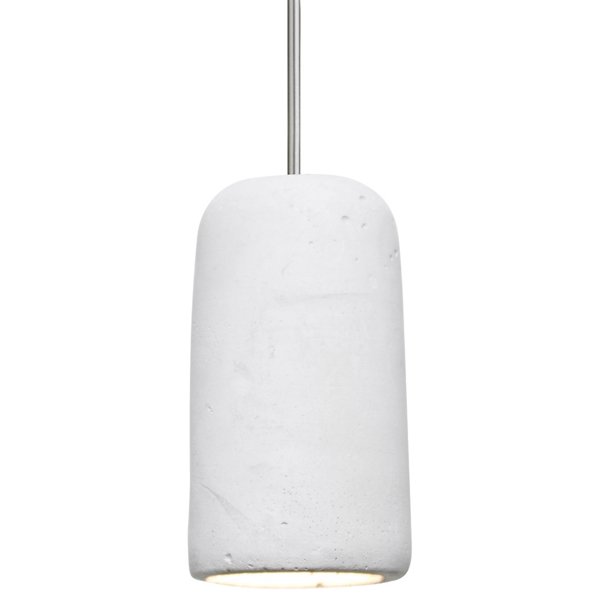 Glide Mini Pendant Light - Color: White - Size: 1 light - Besa Lighting 1XT-GLIDEWH-LED-SN