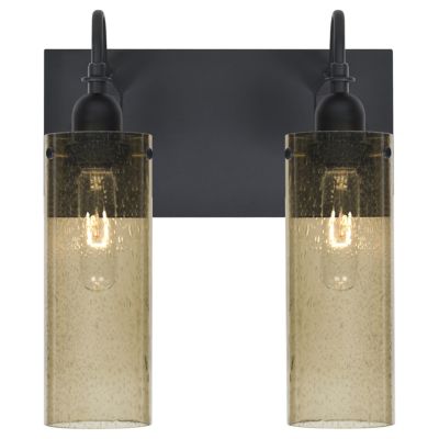 Besa Lighting Juni 10 Vanity Light - Color: Brown - Size: 2 light - 2WG-JUN